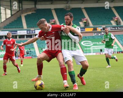 Edimburgo, Scozia, Regno Unito. 30 agosto 20.Easter Road Stadium Edimburgo. Scotland.UK Hibernian vs Aberdeen Scottish Premiership match . Credit: eric mcowat/Alamy Live News Foto Stock