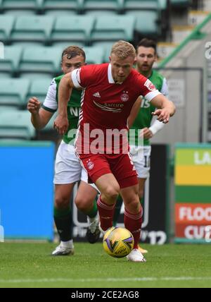 Edimburgo, Scozia, Regno Unito. 30 agosto 20.Easter Road Stadium Edimburgo. Scotland.UK Hibernian vs Aberdeen Scottish Premiership match . Credit: eric mcowat/Alamy Live News Foto Stock