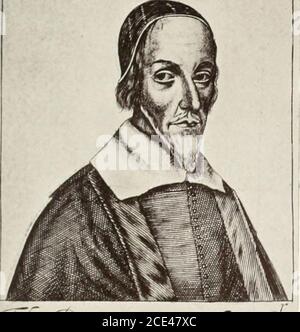 . Ritratti storici ... la vita di C.R.L. Fletcher .. . HENRY MARTEN dal ritratto di Sir Peter Lely belongingto Lord Ribblesdale. JOHN BRADSHAW dal ritratto di Robert Walker belongingto Lord Ribblesdale va notato che questo ritratto, che è stato nella famiglia dei proprietari e conosciuto come Bradshawsin dal periodo contemporaneo, porta delle scrittionsche, se corretto, non sosterrebbe la dichiarazione di autenticità. È stato accettato come ritratto dal Dott. S. R. Gardiner e altre autorità. -Jhe Jirtrcuture di c^H^-T/rf tje Cocf T^jarenoii r - LODE-Gon I3ARB0NDa un'incisione contemporanea Foto Stock