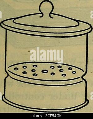 . Controllo chimico del latte e della crema di latte . Fig. 26.- bilancia analitica. Può essere identificata; questo numero può essere graffiato o forato lateralmente. Preparazione dei piatti.- dopo che i piatti sono stati puliti e asciutti, devono essere posti in stufa per mezz'ora, quindi rimossi e messi in deumidificatore fino a raffreddarsi. Devono essere maneggiati con pinze o pinze crogiolabili, e non appena si raffreddano vengono pesati sulla bilancia analitica. Pesando la carica.- dopo che il themilk è stato mescolato a fondo, è aspirato in una pipetta elasciato fluire nella piastra untila pellicola sottile copre appena il fondo; il d Foto Stock