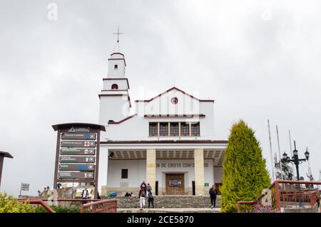 Facciata di Nuestra Señora de Monserrate Foto Stock