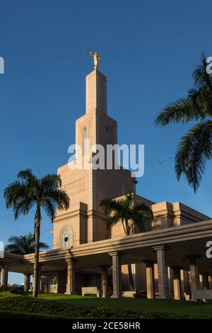 Il tempio della Repubblica Dominicana di Santo Domingo della Chiesa di Gesù Cristo dei Santi degli ultimi giorni è stato completato nel 2000. È il primo LDS o. Foto Stock