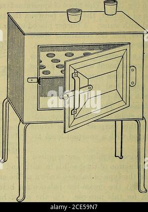 . Controllo chimico del latte e della crema di latte . Fig. 24. - Jarwith tuta forataper l'uso invuotare i flaconi di prova. 24 Desiccators.-piatti che sono caldi non possono essere accuratamente pesati sul bilanciamento perché le correnti d'aria sono createdche buoy sulla pentola di bilancia sufficientemente per far apparire l'oggetto più chiaro di quanto sia realmente. Ancora una volta, molte sotto-posizioni non possono essere esposte all'aria senza assorbire l'umidità atmosferica e in questo modo introducendo un errore nella pesatura. Per questi motivi è consuetudine raffreddare sempre le stoviglie in un dispositivo noto come essiccatore (fig. 27) prima di pesarli. Un essiccatore Foto Stock