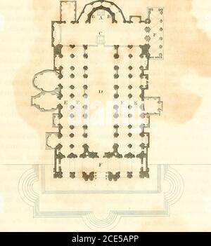 . Un tour attraverso l'Italia : esporre una vista del suo paesaggio, delle sue antichità e dei suoi monumenti, in particolare come oggetti di interesse classico e di delucidazione : con un resoconto dello stato attuale delle sue città e dei suoi paesi : E occasionali osservazioni sulle recenti spoliazioni dei francesi . non di stupore, ma di gioia e di tranquillità. Dalla Basilica Liberiana, una lunga e ampia strada conduce alla Basilica Lateranansis, o di San Giovanni. Questa chiesa è cattedrale teregolare del vescovo di Roma, e come tale assume la priorità di tutti gli altri, e il titolo pomposo della Madre Parentana Foto Stock