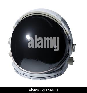 casco astronauta isolato su sfondo bianco Foto stock - Alamy