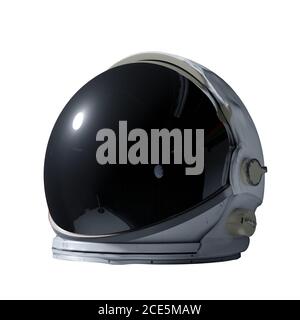 casco astronauta isolato su sfondo bianco Foto stock - Alamy