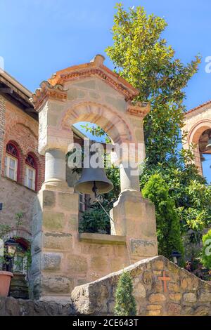 Campanile al Monastero del Grande Meteoron, Grecia Foto Stock