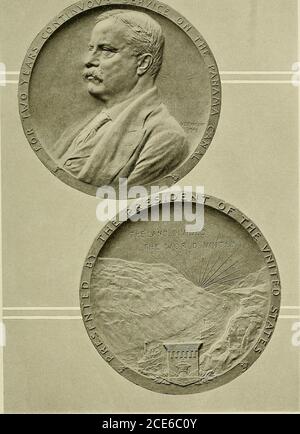 . Storia del canale di Panama; la sua costruzione e i suoi costruttori. ., medico; aggiunto a Isthmus Febbraio 28, 1905, prof., compiti inclusi in-terne, medico, patologo e ch. Di laboratorio; nativo di Harrison, N. J.; grad. Coll. Physiciansand Surgeons, Ballo., 1903; patologo res. Di City Hosp. A Baltimora, e istruttore in sua-tologia e patologia, Coll. Physicians e sur-geons, Ballo., 1903-5; pres. Zona canale MedicalAssn. 1907; sposò Miss Llewellyn di Char-lottesville, Va., 1905. DAUCHY, WALTER E., acc. Div. ENG., dept. Di construt., zona canale, 1904. DAVIS, CARLETON, E., ingr. In carica Foto Stock