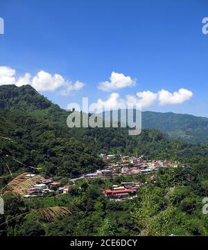 Il Villaggio Aborigeno di Tefuye nella regione Alishan del sud di Taiwan Foto Stock