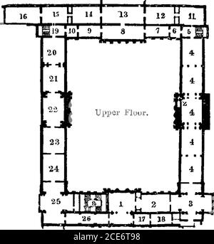 . Londra e i suoi dintorni, comprese le escursioni a Brighton, l'Isola di Wight, ecc.: manuale per i viaggiatori . ite, basalto, alabastro, e altri materiali. Il - 22. IL BRITISH MUSEUM. 225 vestibolo dell'Egitto settentrionale (PI. 28) contiene antichità del periodo abbracciate dalle prime dodici dinastie, e in particolare quella della quarta dinastia (circa 3000 a.C.), quando l'Egitto godette di un altissimo grado di civiltà. Sopra la porta si trova un calco in gesso della testa della colossale figura settentrionale di Ramses a Ipsambul. Di fronte al vestibolo settentrionale si trova una scala (PI. 29) fino al piano superiore. Foto Stock