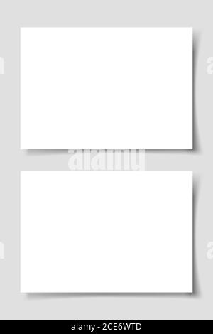 Presentazione di due volantini verticali in formato A4 Illustrazione Vettoriale