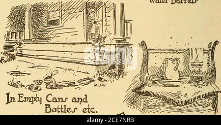 . Dr. Evans' come mantenere bene; . Tloo&fyMezr End BorreLr. »«& JnEmptq Can eu^dBottler eic. Lui- jhe Pitcher nella Sp ore - Camera Maij razza abbastanza Noscmiiozs per infettare la% intera nei/ihhorhood. Foto Stock