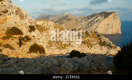 Spagna - Maiorca - Penisola di Formentor Cap De Formentor nella Costa del Nord di Maiorca, Spagna . Foto di alta qualità Foto Stock