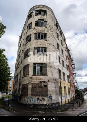 Il Grosvenor Hotel si trova vicino alla stazione Temple Meads di Bristol, in zona Temple Gate. Foto Stock