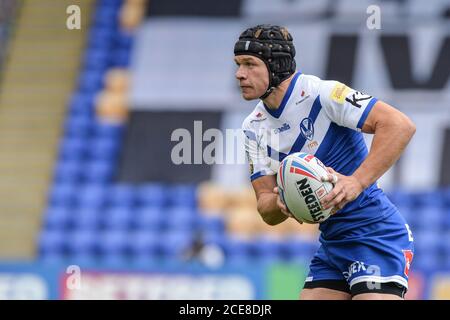 Jonny Lomax di St Helens in azione. Foto Stock