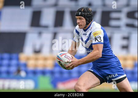 Jonny Lomax di St Helens in azione. Foto Stock