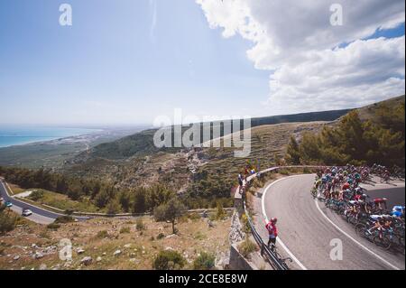 Giro d'Italia fase 8 Molfetta a Peschici, Italia. 13 maggio 2017. Foto Stock