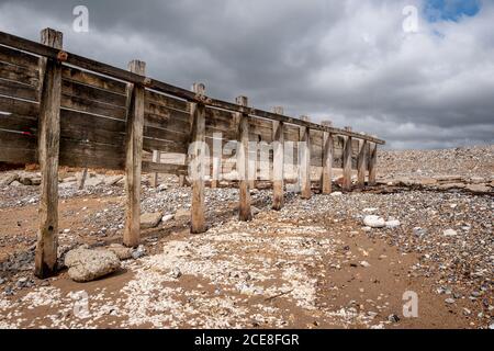 Cuckmere Haven 29 agosto 2020: Escursionisti e escursionisti che approfittano del bel tempo questo fine settimana per vedere le scogliere di Seven Sisters sulla th Foto Stock