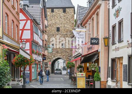 Ahrweiler città vecchia, Bad Neuenahr-Ahrweiler, Renania-Palatinage, Germania Foto Stock