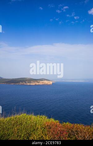 Italia, Sardegna, Alghero, Parco Nazionale di Porto Conte, Capo Caccia Foto Stock