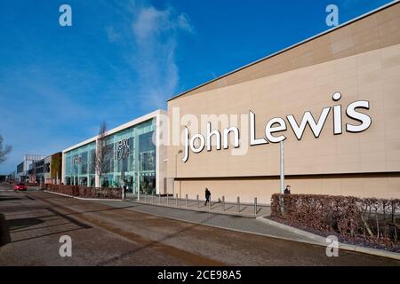 Next Home e John Lewis Shop Stores Vangarde Retail Park Shopping Center. Foto Stock