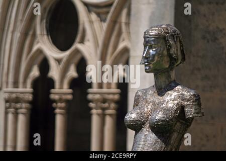Arte, Cattedrale di San Etienne, Toul, Lorena, Francia Foto Stock
