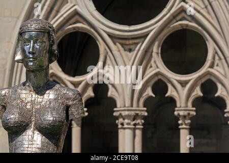 Arte, Cattedrale di San Etienne, Toul, Lorena, Francia Foto Stock