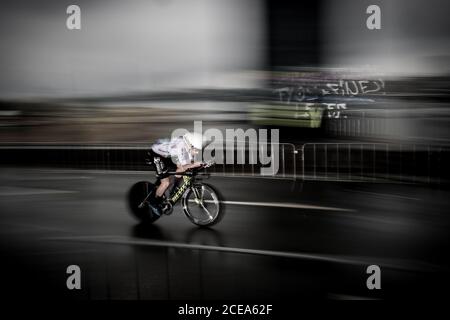 1 luglio 2017, Düsseldorf, Germania; Ciclismo, Tour de France, 1° tappa; Daryl Impey Foto Stock