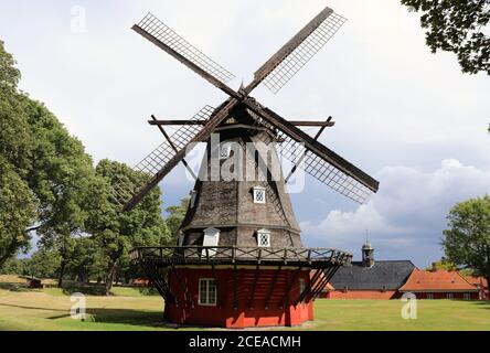 Mulino a vento Kastellet a Copenhagen Foto Stock