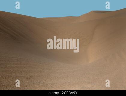 I bellissimi modelli e le curve delle dune di sabbia della California meridionale, Stati Uniti, dune di Algodones! Le dune di Algodones sono un grande erg situato nel s. Foto Stock