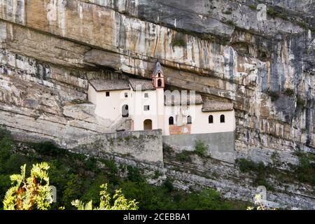 247 Rovereto, Italia  Eremo di San Colombano Foto Stock