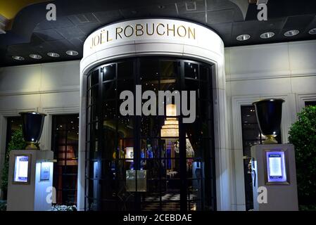 Ristorante Joel Robuchon l'Atelier all'MGM Grand, Las Vegas NV Foto Stock