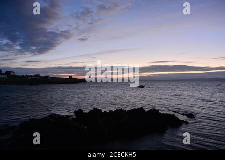 Port Charlotte Loch Indaal Islay Scozia Regno Unito Foto Stock