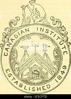 . La rivista canadese ; un repertorio di industria, scienza e arte ; e un resoconto dei lavori del Canadian Institute. y risulta nel dimostrare il valore commerciale delle scorie. I campioni che sono stati esposti ed esaminati dall'auditoryexcited ammirazione generale, dalla vicinanza della tessitura, dall'altezza della smalto e dalla bellezza e dall'apparente durevolezza dei capi. Alcuni di essi erano stati fatti dalle fessure di Americanfurnace, altri da quelli dei forni di Francia e Inghilterra; ed era evidente, dalla loro ispezione, che il valore commerciale espresso nei calcoli di cui sopra Foto Stock