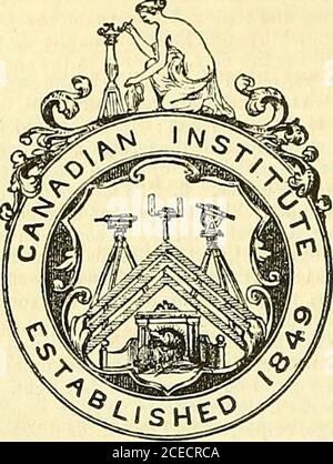 . La rivista canadese ; un repertorio di industria, scienza e arte ; e un resoconto dei lavori dell'Istituto Canadese. ATTI DELL'ISTITUTO CANADESE. [1854.. INCORPORATO DA ROYAL CHARTER. L'attenzione dei membri dell'Istituto è rivolta agli estratti sottoassociati del regolamento e dello statuto : 1. Le sessioni dell'Istituto avranno inizio annualmente il primo sabato di dicembre; le riunioni ordinarie si terranno ogni sabato successivo (omettendo le festività natalizie), fino al primo sabato di aprile; ma sarà il Consiglio a proporsi Foto Stock