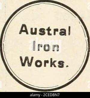 . Giornale minerario e ingegneristico S.A.. Anufacturers desideranti una rappresentanza completamente capace nel mercato sudafricano. Referenze :- STRONG & TROWBRIDGE CO., 17, Battery Place, New York. ARKELL & DOUGLAS, Inc., 44, Whitehall Street, New York. STANDARD BANK OF S.A., Ltd., C8, Wall Street, New York. NATIONAL BANK OF S.A., Ltd., 10, Wall Street, New York. THE LONDCN CITY & MIDLAND BANK, MANCHESTER. NATIONAL BANK OF S.A., Ltd., Circus Place, Londra, E.C. WILLIS, SINDALL & CO., Ltd., 4, Lloyds Avenue, London, E.C. PO Box 6096 . Telegrammi di OJ^Cesi: GETTI. Southern Life Buildings, Harrison St Foto Stock