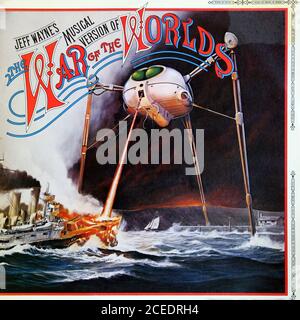 War of the Worlds (la versione musicale di Jeff Wayne), 1978. Copertina doppia LP, Zagabria, Croazia Foto Stock