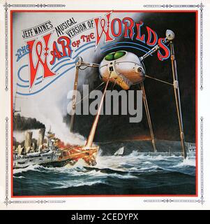 War of the Worlds (la versione musicale di Jeff Wayne), 1978. Copertina doppia LP, Zagabria, Croazia Foto Stock