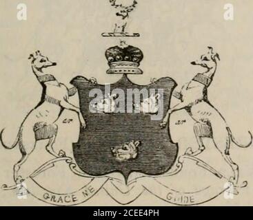 . Il peerage dell'impero britannico come attualmente esistente : organizzato e stampato dalle comunicazioni personali della nobiltà. Ood.Tuun Residence.-id, Grosvenor Square. DTolIatero lirancfes. [Cugini del peer attuale.] (1) [numero di Edward Foley, 2iid figlio del 1 ° Signore.] 1 Edward-Thomas Foley, Esq., di Stoke-Edith Park, Co. Hereford, b. -il dic. 1791,rf. 30 marzo 1846; avendo m. 16 agosto 1832, Lady Emily Graham, quarta figlia di Giacomo, III duca di Montrose, b. 23 giugno 1805. 2 Elisabetta Maria, n.. 5 marzo 1793, Vis-Countess Gage. 3 John-Hodgetts Hodgetts-Foley, Esq., M.P., 6. 17 luglio Foto Stock