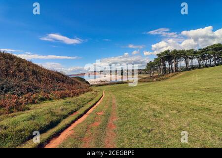 Budleigh Salterton Beach Foto Stock