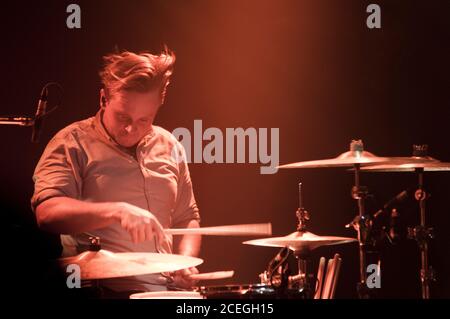 Benjamin Thompson, batterista del Two Door Cinema Club Foto Stock