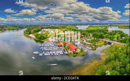 Masuria - la terra di mille laghi Foto Stock