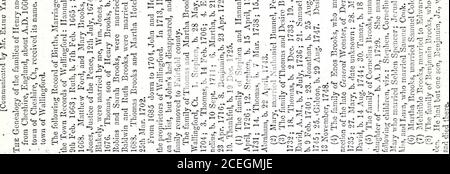 . Dati della famiglia Brooks nel registro genealogico storico del New England. - f-^ ^ S o a ■g ^ 2 -= § s^ i=-s C5 .=   a c  , S1-3 C 1-1 C3 o 2 -3 S -C &gt; JS m ■?&gt; ^ 1-5 - ^ - JS -^ t- ^ ^ ^ o ^ o C   ^ WS - S^co -to 3 •-.3 H ^ B rt ■e Ji^o •§ ^ i ^ - •S -30- pa m fc: ■ 6ti «*- (M, 0 00 - ° t^WP5S ^ -= = 2 c . t&gt; 5-°.-SO .■^ ^ CO -^ o ,-4 ^ 0 f TC-ri a ^ 0 CM .s 3 - 0 r; o-l Ji, .. ^ &lt;&lt; i^ 0 c 0 ■■^ ^ - S &lt;^ o ^ en ^ c s p SF 3 0 ^ ts coF4 t-1 i» J o uj CM -* ^ C o ■ c -^ i; t- t3 &lt;f i: CM ^ °0 g o^ .- .. JJ-oXU •-- 3 c0.5 Sl £ e 2 ^-S^s^ga. .^«»^«^^TW|»lifJlfe»»^lvlJ«l Foto Stock