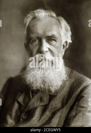 Ernst Haeckel. Ritratto dell'artista e scienziato tedesco Ernst Heinrich Philipp August Haeckel (1834-1919) di Alfred Bischoff, 1913 Foto Stock