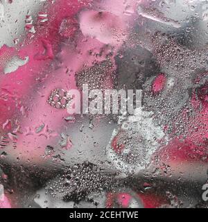 Fondo astratto di olio mescolato con acqua di colore diverso variazioni Foto Stock
