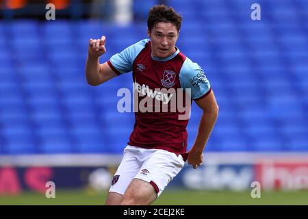 Conor Coventry of West Ham United - Ipswich Town v West Ham United, Pre-Season friendly, Portman Road, Ipswich, UK - 25 agosto 2020 solo per uso editoriale Foto Stock