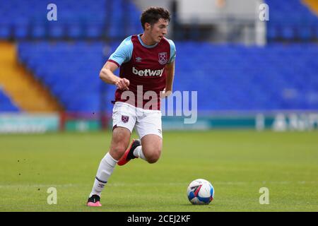 Conor Coventry of West Ham United - Ipswich Town v West Ham United, Pre-Season friendly, Portman Road, Ipswich, UK - 25 agosto 2020 solo per uso editoriale Foto Stock