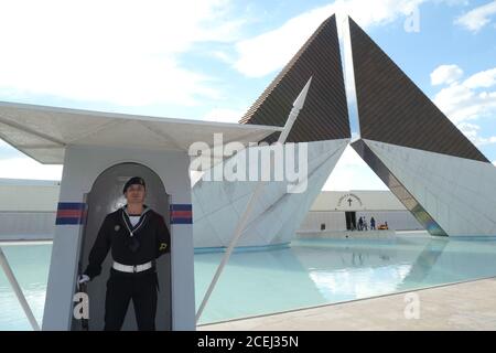 Denkmal für die Veteranen von Übersee, Lissabon, Portogallo Foto Stock