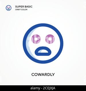 Icona vettore di colore orbitale super base vigliarda. Modello di disegno simbolo illustrazione per elemento dell'interfaccia utente Web mobile. Pittogramma moderno di colore perfetto su editabl Illustrazione Vettoriale