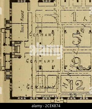 . L'elenco ufficiale dell'esposizione colombiana del mondo, dal 1 maggio al 30 ottobre 1893. Un libro di riferimento di espositori e mostre; degli ufficiali e dei membri della commissione colombiana del mondo, dell'esposizione colombiana del mondo e del consiglio di amministrazione di signora; una storia completa dell'esposizione. Insieme ad una descrizione accurata di tutti gli edifici e le mostre statali, territoriali, straniere, dipartimentali e di altri stati, nonché informazioni generali sulla fiera. Foto Stock